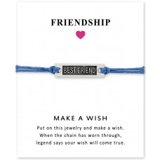 WowMan Jewelry WM1013 Blue Best Friend