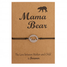 WowMan Jewelry WM1039 Mama Bear Black