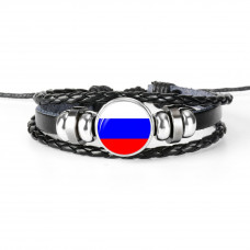 WowMan Jewelry WM1054 Russia Flag